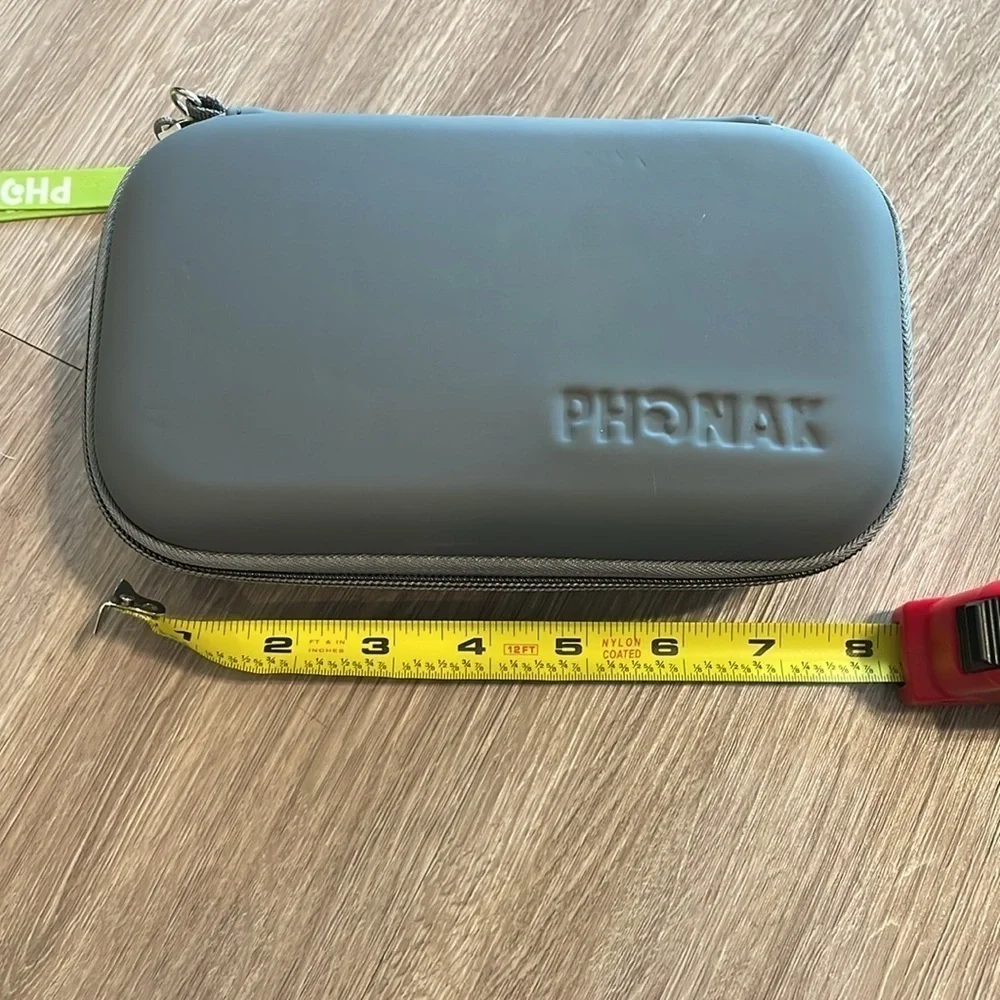 Phonak Grey Zip Top Travel Convertible Hard Case